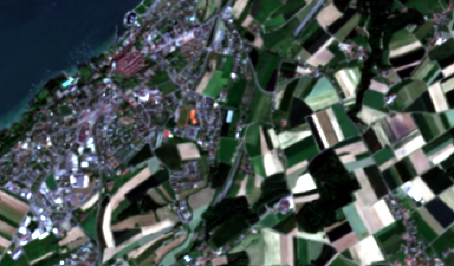 Murten and Lake Murten as Sentinel-2 records them, at 10 m